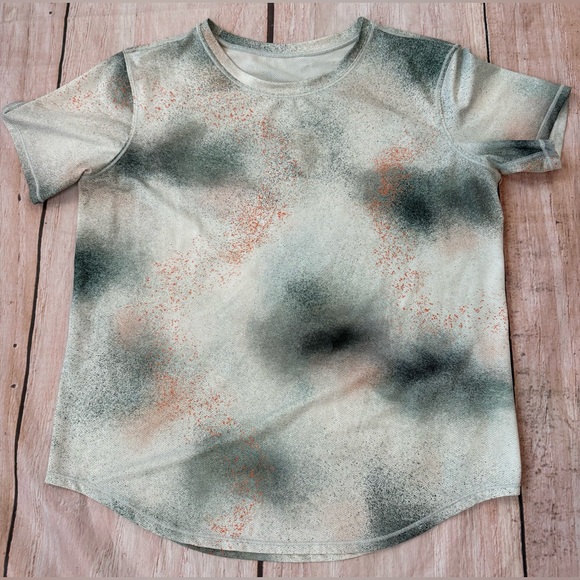 Lululemon Women’s High Neck Running  Training Short Sleeve T-Shirt Size 6 READ - Picture 1 of 4